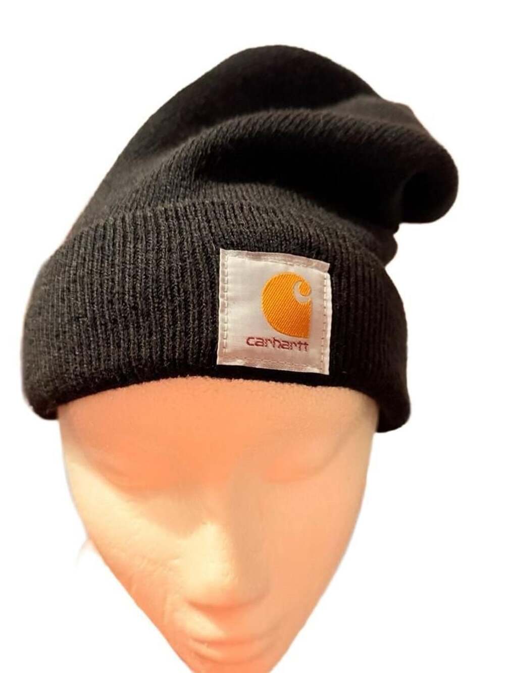 Carhartt Cuffed Knit Beanie Black Winter Hat
